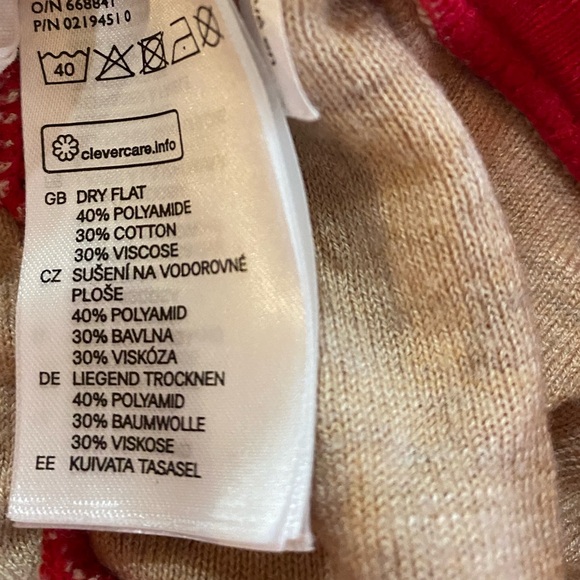 H &M Fair isle leggings 9-12 months - Picture 5 of 5